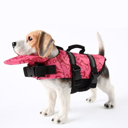 PetCee Dog Life Jacket Quick Release Easy-Fit Adjustable Pet Saver Life Jacket Dog Life Preserver Dog Life Vest 4