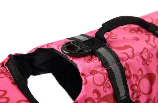 PetCee Dog Life Jacket Quick Release Easy-Fit Adjustable Pet Saver Life Jacket Dog Life Preserver Dog Life Vest 8