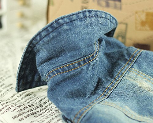 EverTrust(TM) New Fashion Pet Puppy Cat Denim Vest Personalized Dog Clothes Summer False two Dog Clothing for Chihuahua 5