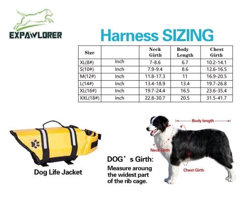 Designer Dog Life Jacket Pet Saver Vest Coat Floation Float Ait Buoyancy 2