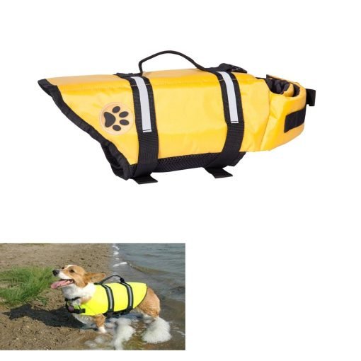 Designer Dog Life Jacket Pet Saver Vest Coat Floation Float Ait Buoyancy