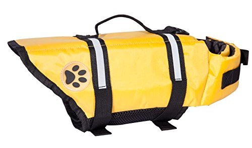Designer Dog Life Jacket Pet Saver Vest Coat Floation Float Ait Buoyancy 6