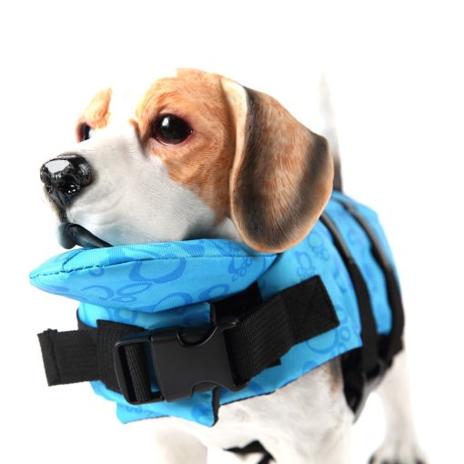 Dog Life Jacket Quick Release Easy-Fit Adjustable Dog Life jackets Blue (XL,L,M,S,XS)---By PetCee 4