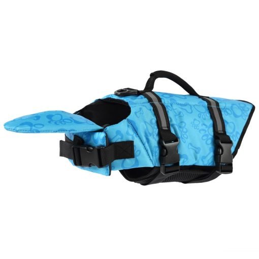 Dog Life Jacket Quick Release Easy-Fit Adjustable Dog Life jackets Blue (XL,L,M,S,XS)---By PetCee