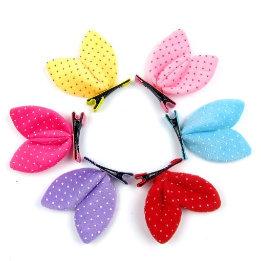 Alfie Pet by Petoga Couture - Becci Bunny Ears Hair Clip 6-Piece Set for Dogs, Cats and Small Animals 3