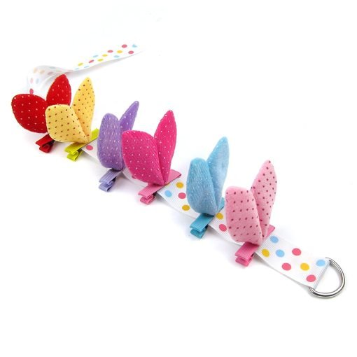 Alfie Pet by Petoga Couture - Becci Bunny Ears Hair Clip 6-Piece Set for Dogs, Cats and Small Animals 6
