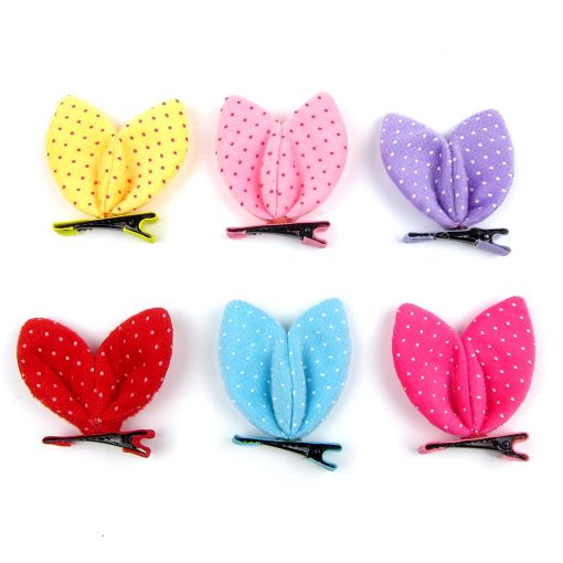 Alfie Pet by Petoga Couture - Becci Bunny Ears Hair Clip 6-Piece Set for Dogs, Cats and Small Animals 9