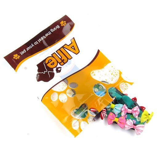 Alfie Pet by Petoga Couture - Cacey Bow Hair Clip 15-Piece Set for Dogs, Cats and Small Animals 7