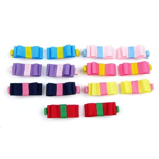 Alfie Pet by Petoga Couture - Edris Bow Hair Clip 14-Piece Set for Dogs, Cats and Small Animals 3