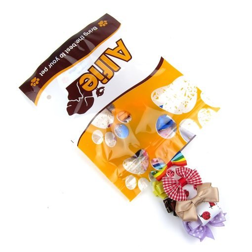 Alfie Pet by Petoga Couture - Emma Bow Hair Clip 12-Piece Set for Dogs, Cats and Small Animals 7