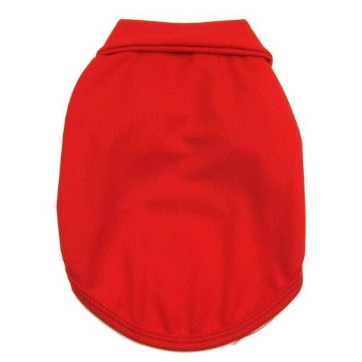Alfie Pet by Petoga Couture - Hollis Solid Color Polo Shirt - Color- Red, Size- XS 2