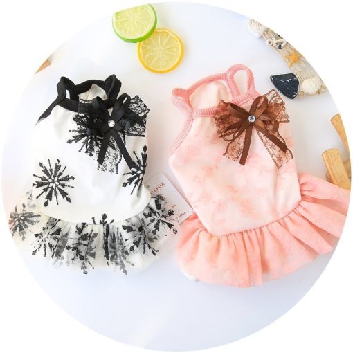 BBEART Dog Clothes, Small Dogs Clothes Sweet Dog Dress Princess Tutu Dress Skirt Clothing Puppy Clothes Apparel Small Dog Clothes 7