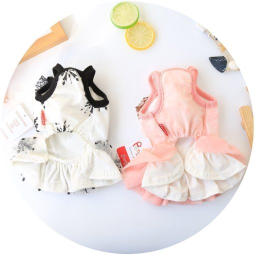 BBEART Dog Clothes, Small Dogs Clothes Sweet Dog Dress Princess Tutu Dress Skirt Clothing Puppy Clothes Apparel Small Dog Clothes 8