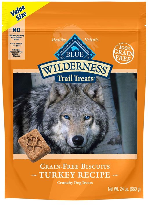 Blue Buffalo Wilderness Trail Treats Grain Free Biscuits Crunchy Dog Treats