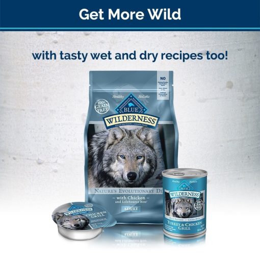 Blue Buffalo Wilderness Trail Treats Grain Free Biscuits Crunchy Dog Treats 7