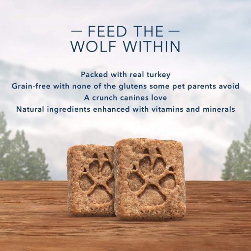 Blue Buffalo Wilderness Trail Treats Grain Free Biscuits Crunchy Dog Treats 8