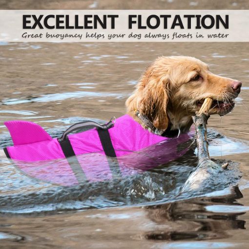 Ripstop Dog Life Jacket Shark Life Vest for Dogs 2