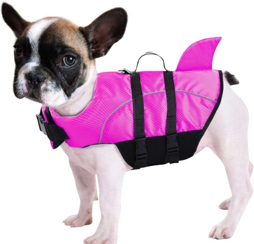 Ripstop Dog Life Jacket Shark Life Vest for Dogs