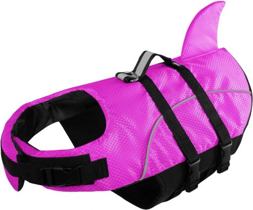 Ripstop Dog Life Jacket Shark Life Vest for Dogs 6