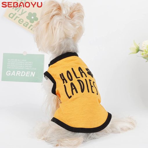 4 Pieces Fall Dog Shirt for Small Dogs, Tiny Dog Clothes Outfit, Extra Small Dog Clothes, Yorkie Teacup Chihuahua Male Clothes, Summer Pet Cat Clothing (X-Small) 3