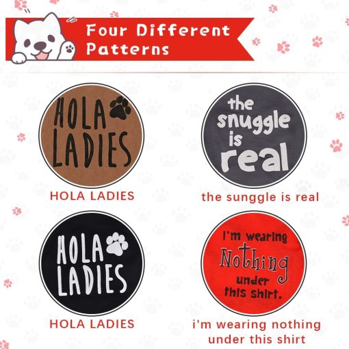 4 Pieces Fall Dog Shirt for Small Dogs, Tiny Dog Clothes Outfit, Extra Small Dog Clothes, Yorkie Teacup Chihuahua Male Clothes, Summer Pet Cat Clothing (X-Small) 4