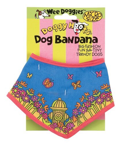 Fat Cat Doggy Hoots Wee Doggies Micro Dog Bandana - 1