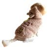 Anima Brown Fluffy Bear Hoodie, X-Small
