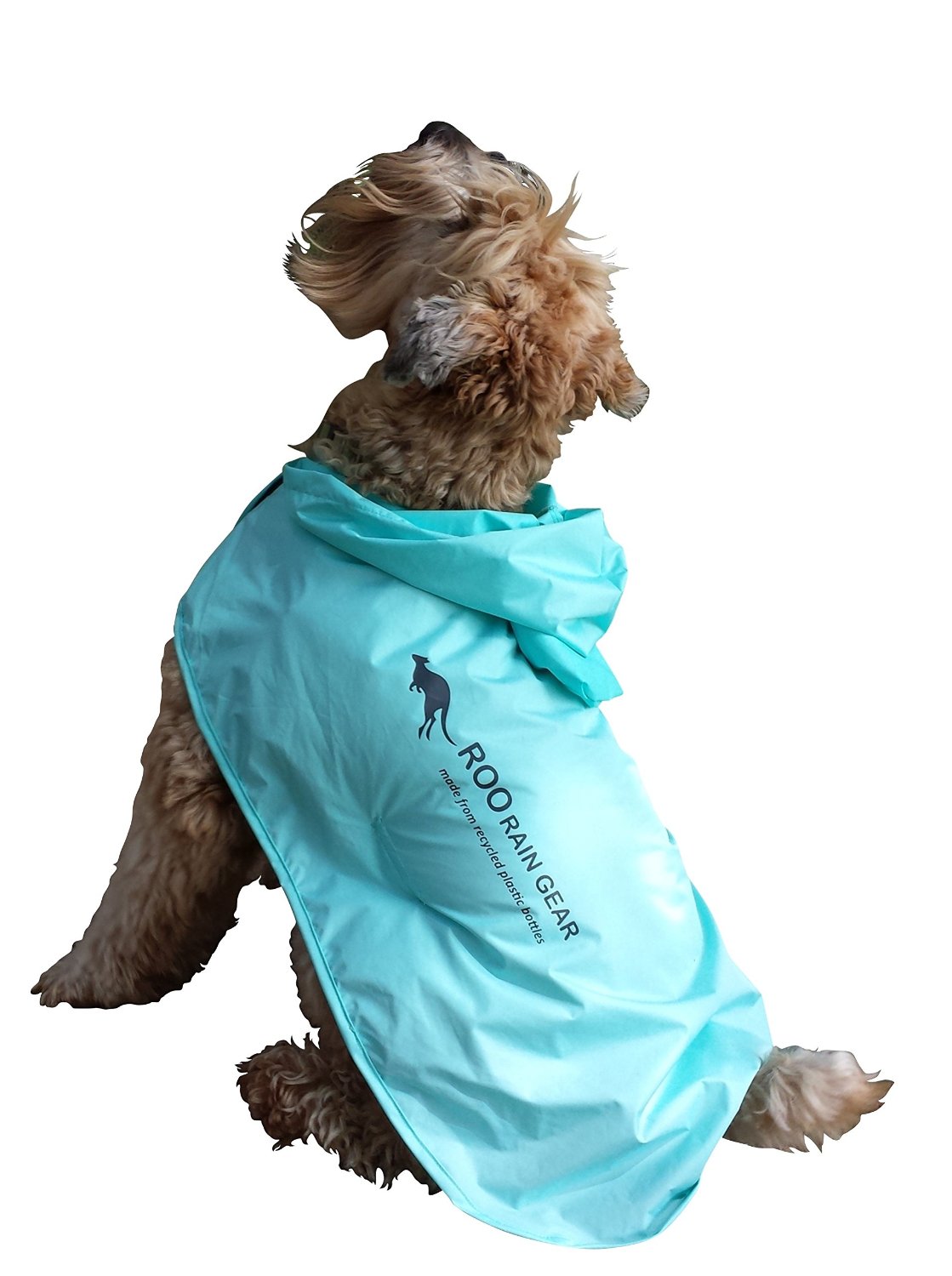 Roo Rain Gear Dog Recycled Plastic Bottle Packable Rain Poncho - 2