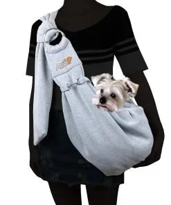 Alfie Pet by Petoga Couture - 3-Piece Dog Park Bundle Chico 2.0 Revisible Pet Sling Carrier, Microfiber Fast-Dry Towel, Rosh Collapsible Travel Bowl 2