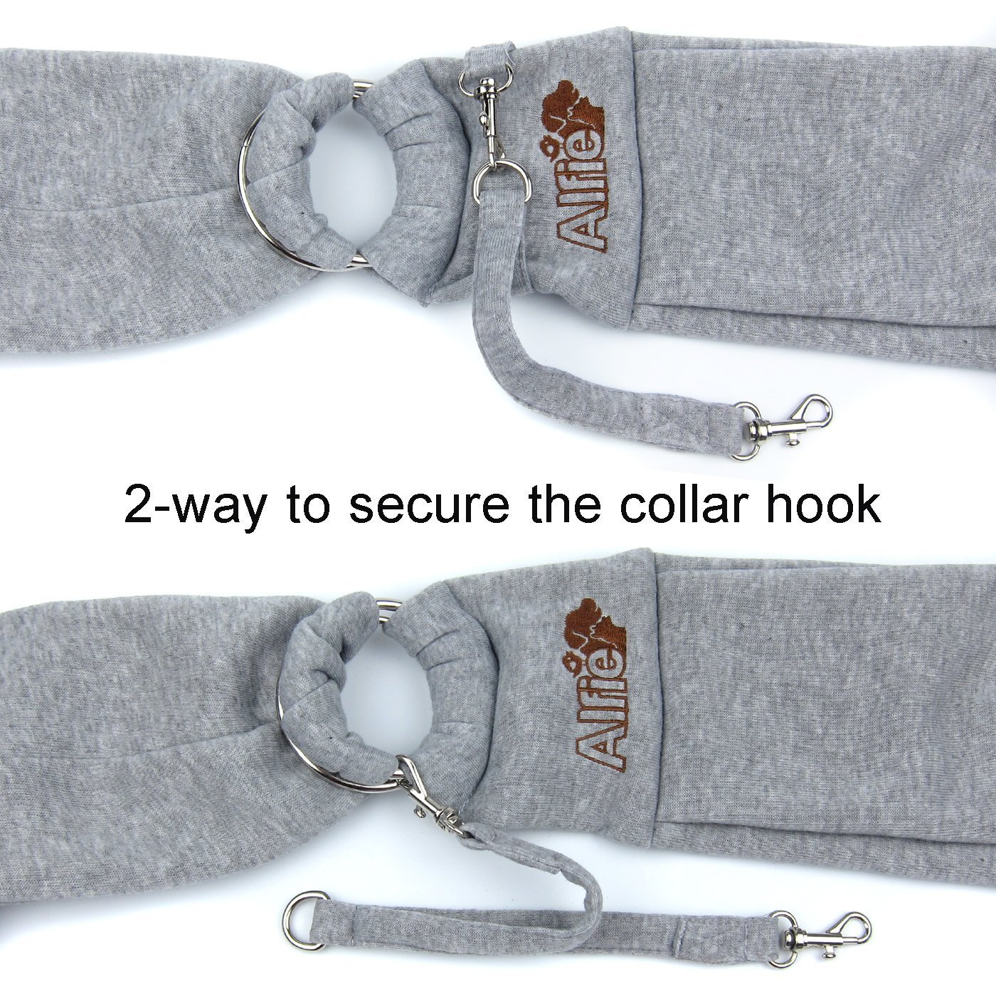 Alfie Pet by Petoga Couture - 3-Piece Dog Park Bundle Chico 2.0 Revisible Pet Sling Carrier, Microfiber Fast-Dry Towel, Rosh Collapsible Travel Bowl 6