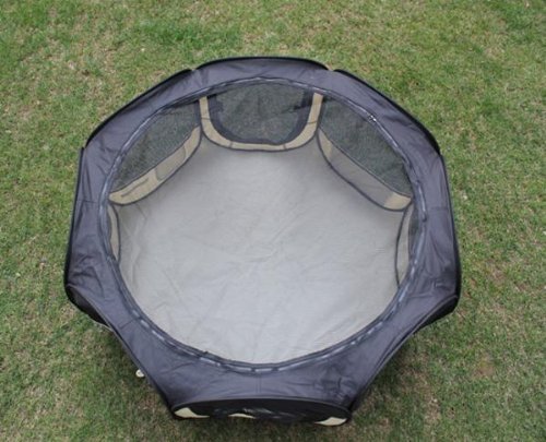 New Black As Seen On TV Pet Dog Cat Tent Playpen Exercise Play Pen Soft Crate S-2