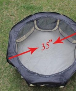 New Black As Seen On TV Pet Dog Cat Tent Playpen Exercise Play Pen Soft Crate S-4