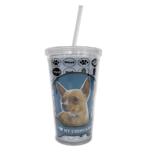 LittleGifts Tumbler, 18-Ounce, Chihuahua
