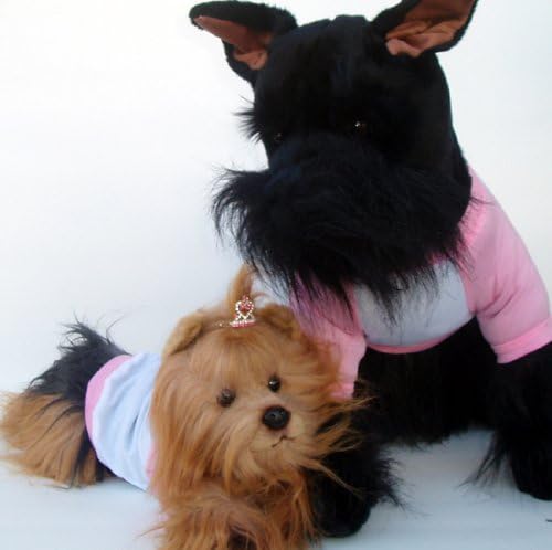 Dog T-Shirt Pink Baseball Medium-2