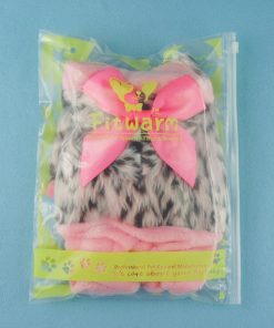 Fitwarm Pink Princess Ribbon Pet Clothes for Dog Winter Coats Hoodies Apparel - 6