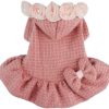 Fitwarm® Adorable Bowknot Pink Dog Sweaters for Pet Hoodies Coats Dress Clothes - 1