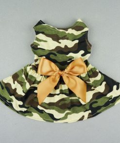 Fitwarm® Fashion Army Green Camouflage Pet Dog Dress Clothes Camo Shirts Vest Comfy Apparel - 2