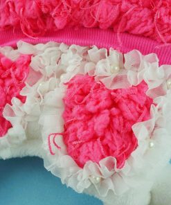 Fitwarm® High Quality Fuzzy Winter Pink Dog Coat for Pet Hoodie Clothes Thick Warm Jumpsuit - 3