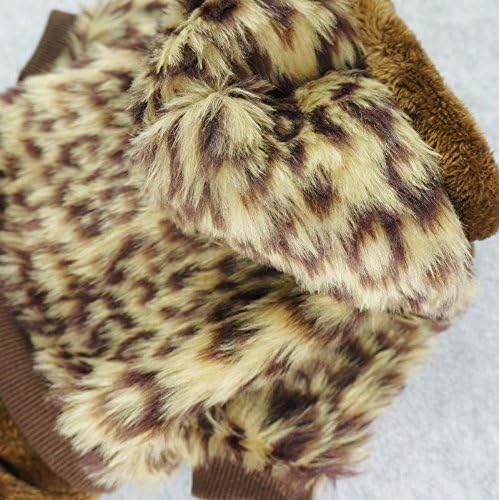 Fitwarm® Luxury Faux Furred Thick Winter Pet Dog Hooded Coat Clothes Jacket Jumpsuit - 3