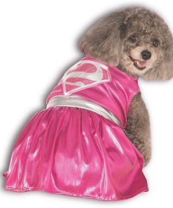 Rubies Costume DC Heroes and Villains Collection Pet Costume-Pink Supergirl - 1