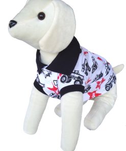 UP Collection The Trucking Around Polo Shirt for Dogs, X-Small - 1