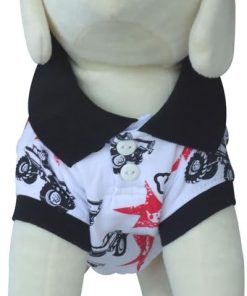 UP Collection The Trucking Around Polo Shirt for Dogs, X-Small - 2