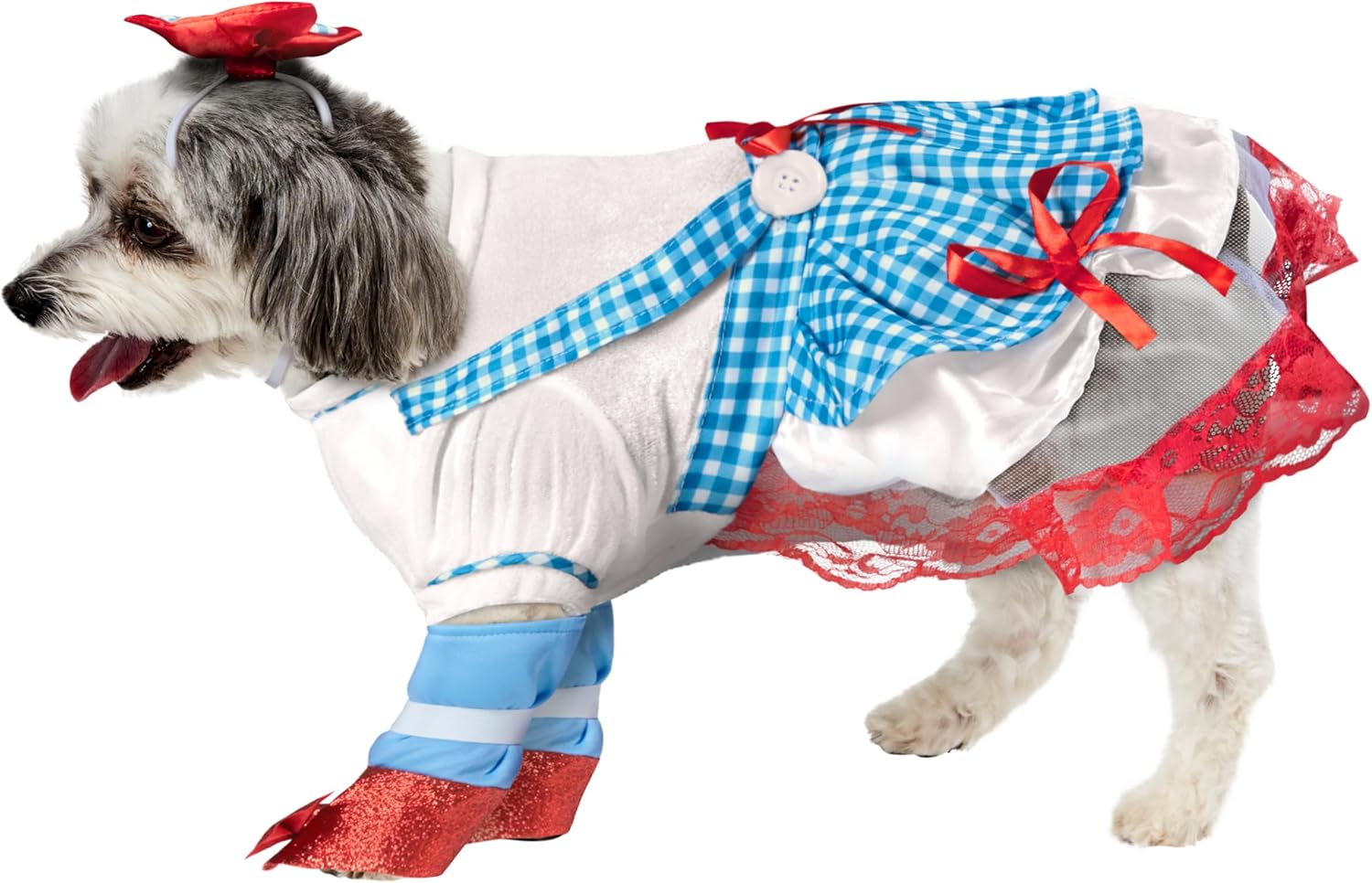 Wizard of Oz Dorothy Dog Costume - 6