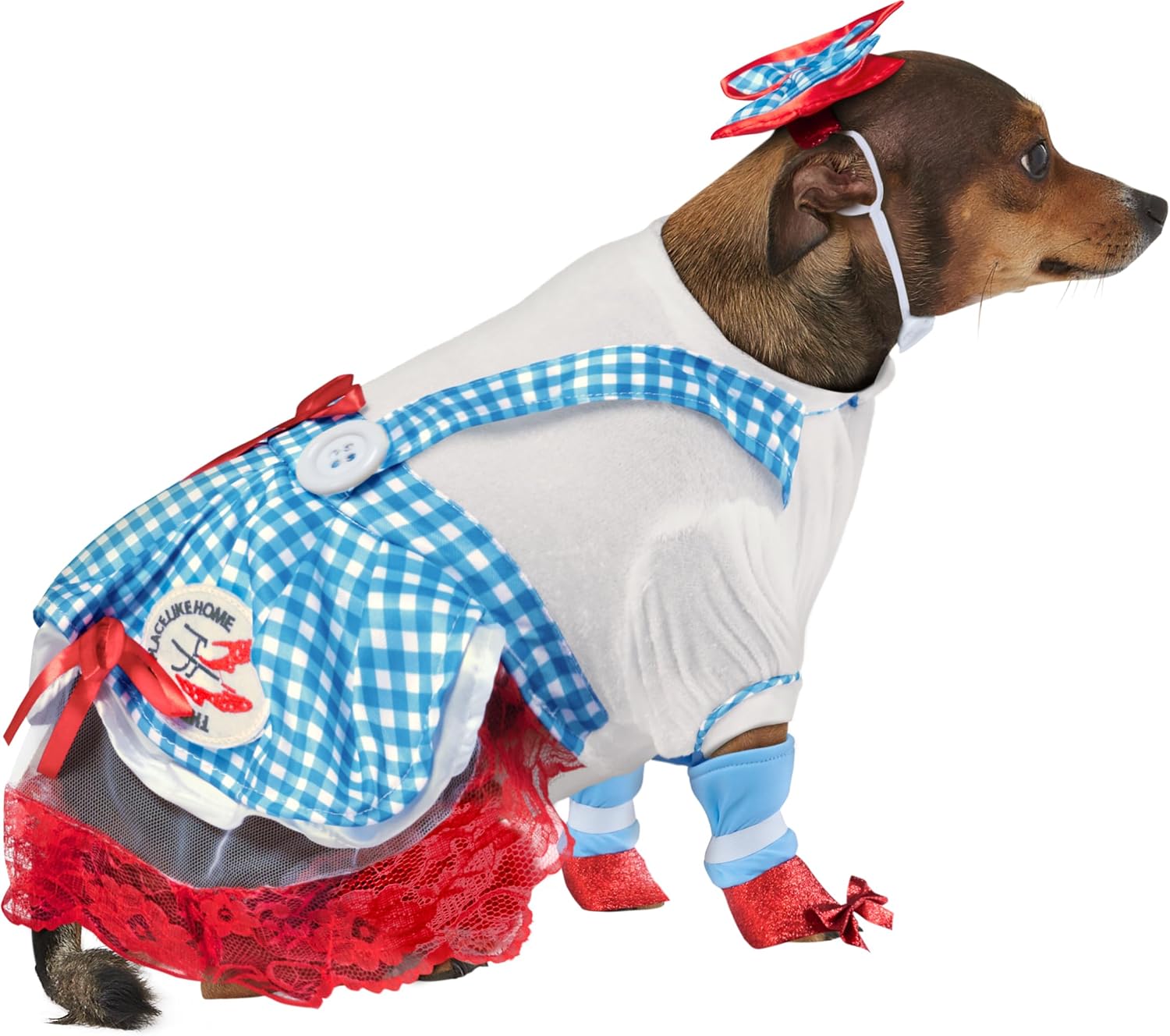 Wizard of Oz Dorothy Dog Costume - 7