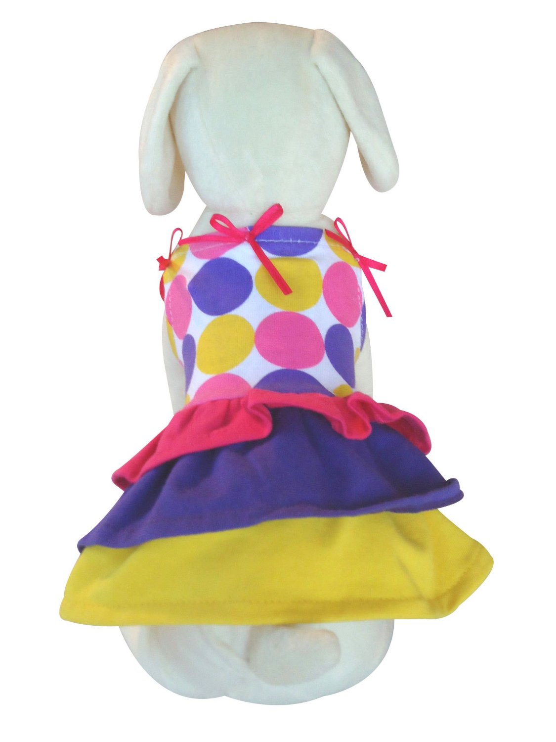 UP Collection The Circles and Bow Dress for Dogs, XX-Small-3