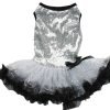 Silver Sparkle Petti Dress for Dogs