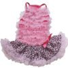 Pink / Leopard Ruffle Petti Dress for Dogs