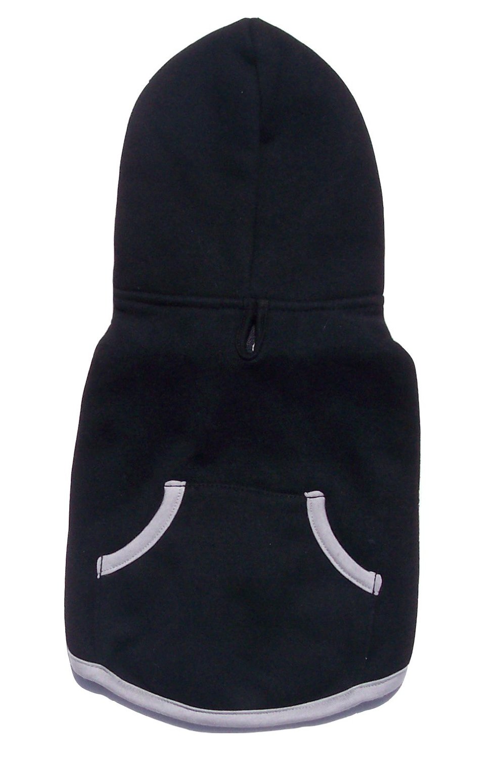 Dog Hoodie Sweatshirt Jacket, Black XS - 1