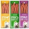 Popular Set of 3 Pieces (50g. X 3pcs.) Natural Dog Treat Chewy Stick Dog Snack Food 3 Flavors