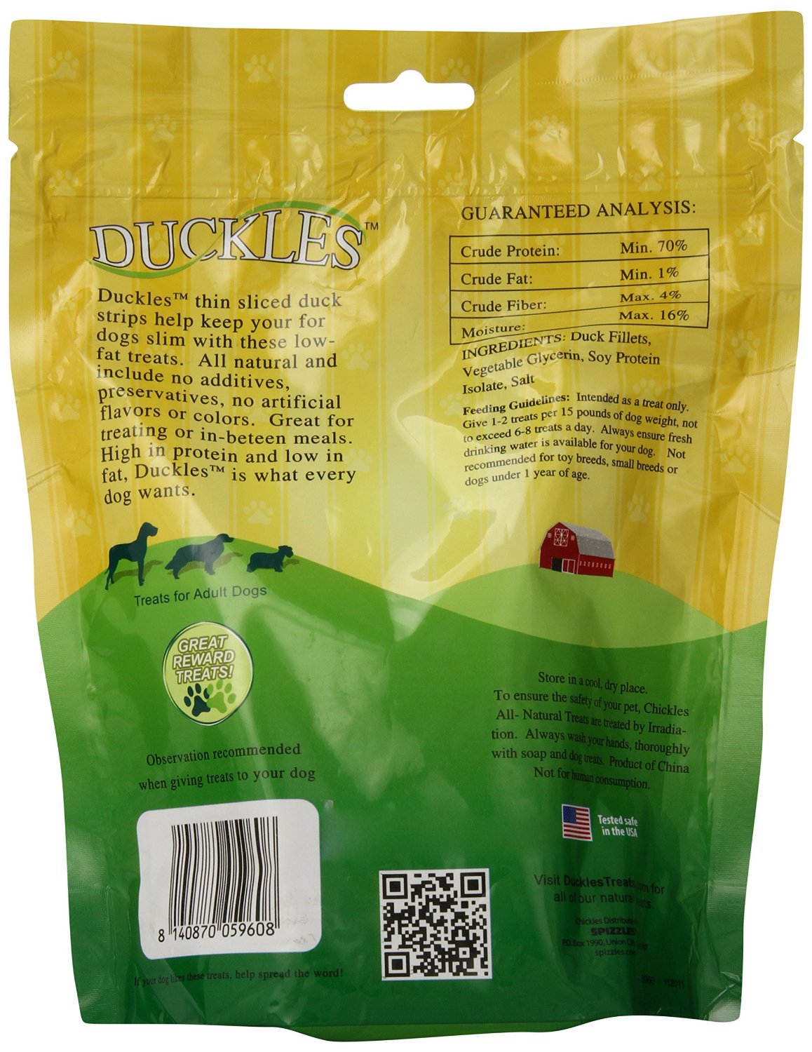 Duckles Duck Breast Fillets for Dogs (2 lb) - 2